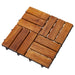 Oiled Teak Interlocking Tiles (10 Sq Ft) - Terracea - Teak HQ™