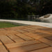 Oiled Teak Interlocking Tiles (10 Sq Ft) - Terracea - Teak HQ™