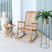 Oiled Teak Rocking Chair for Outdoors - Monaco - Teak HQ™