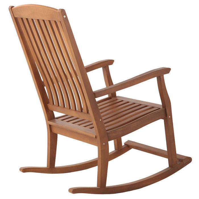 Oiled Teak Rocking Chair for Outdoors - Monaco - Teak HQ™