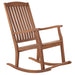 Oiled Teak Rocking Chair for Outdoors - Monaco - Teak HQ™