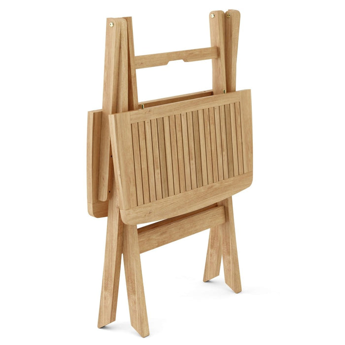 Outdoor Folding Teak Table (24" Square) - Windsor - Teak HQ™