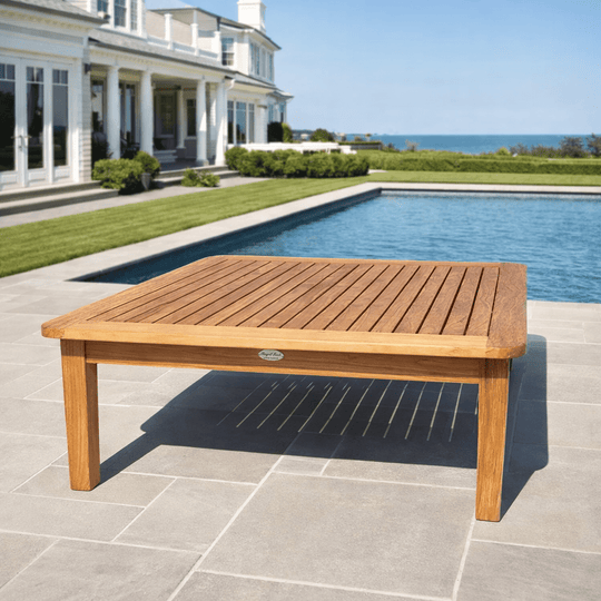Outdoor Furniture Teak Table (42" Square) - Miami - Teak HQ™
