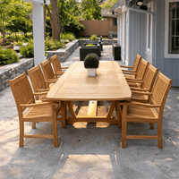 Outdoor Teak Armchair - Compass