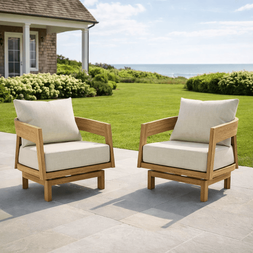 Outdoor Teak Chair - Toscana (Swivel) - Teak HQ™