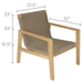 Outdoor Teak Club Chair - Admiral - Teak HQ™