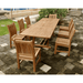 Outdoor Teak Dining Set for 8 - Bahama (Table) & Sahara (Chairs) - Teak HQ™