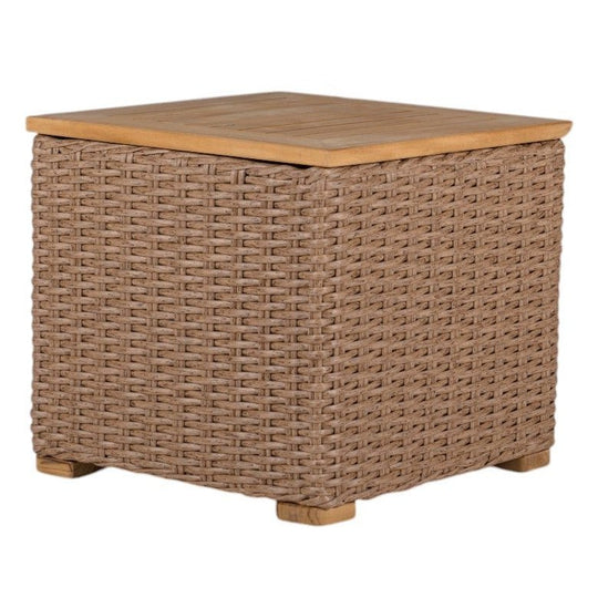 Outdoor Teak End Table (Square) - Boca - Teak HQ™