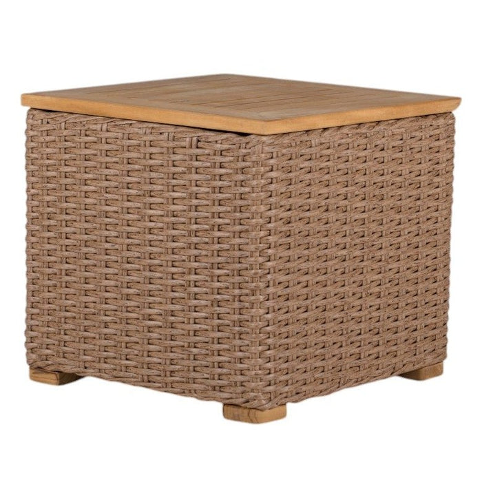Outdoor Teak End Table (Square) - Boca - Teak HQ™