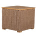 Outdoor Teak End Table (Square) - Boca - Teak HQ™