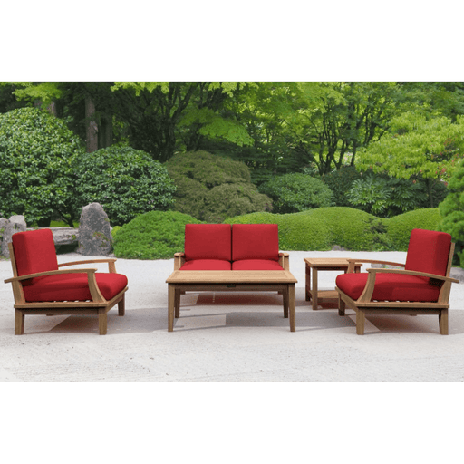 Outdoor Teak Furniture Set - Brianna 5 - Piece Set - Teak HQ™
