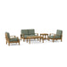 Outdoor Teak Furniture Set - Brianna 5 - Piece Set - Teak HQ™