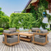 Outdoor Teak Garden Furniture - Granada 5 - Piece Set - Teak HQ™