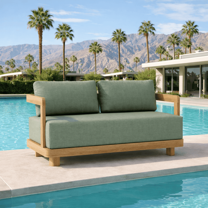 Outdoor Teak Loveseat - Granada - Teak HQ™