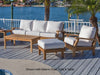 Outdoor Teak Ottoman - Miami - Teak HQ™