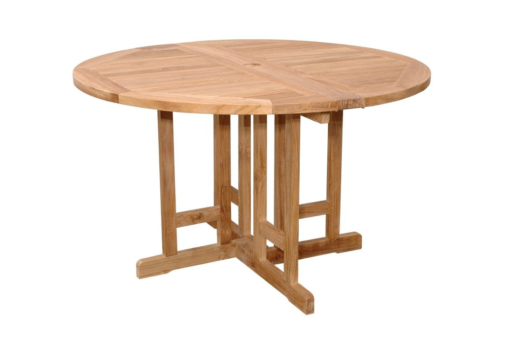 Outdoor Teak Round Dining Table (47" Diameter) - Bahama - Teak HQ™