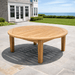 Outdoor Teak Round Table (42" Round) - Miami - Teak HQ™