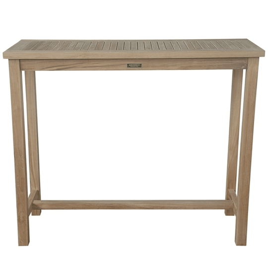 Outdoor Teak Serving Table (47" Long Rectangle) - Windsor - Teak HQ™