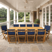 Outdoor Teak Set - Comfort (Table) & Sailmate (10 Chairs) - Teak HQ™
