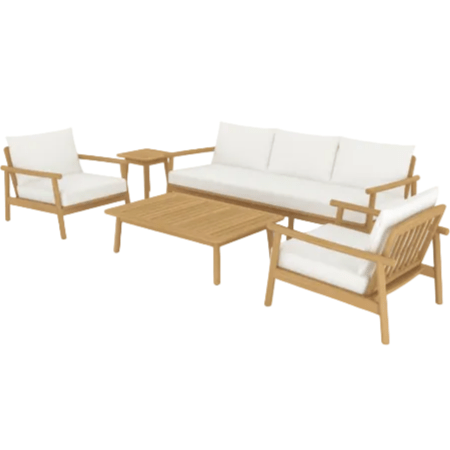 Outdoor Teak Side Table (Square) - Seville - Teak HQ™