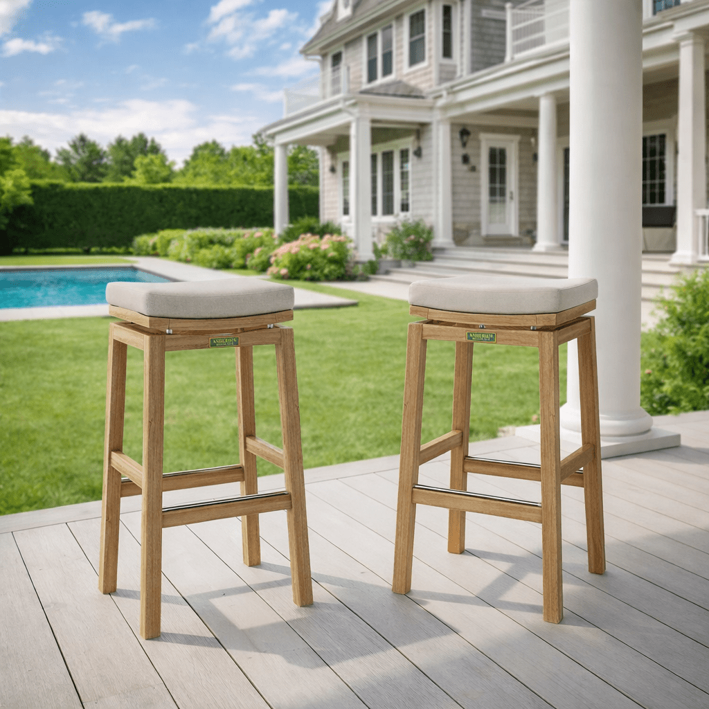 Outdoor Teak Stool - Winston - Teak HQ™