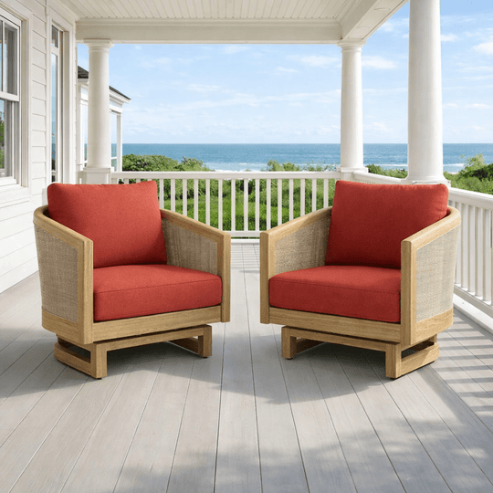 Outdoor Teak Swivel Chair - Catania (Swivel) - Teak HQ™