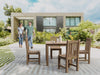 Outdoor Teak Wood Dining Table and Chairs - Bahama (Table) & Classic (4 Chairs) - Teak HQ™
