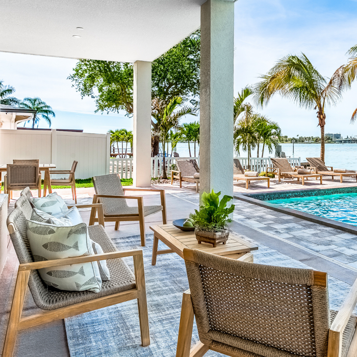 Outdoor Teak Wood Patio Furniture - Admiral 4 - Piece Set - Teak HQ™