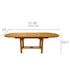 Oval Teak Dining Table (96" Long) - Family - Teak HQ™