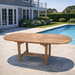 Oval Teak Dining Table (96" Long) - Family - Teak HQ™