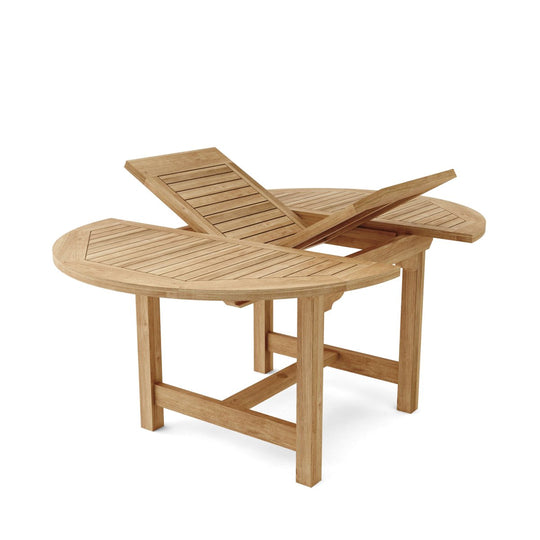 Oval Teak Outdoor Dining Table (67" Long) - Bahama - Teak HQ™