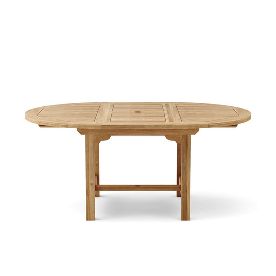 Oval Teak Outdoor Dining Table (67" Long) - Bahama - Teak HQ™