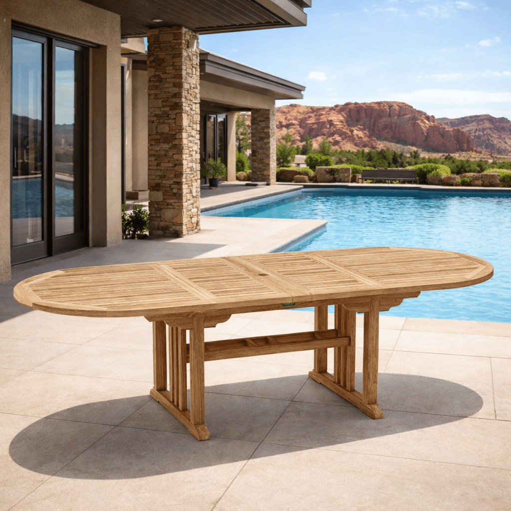 Oval Teak Table (106