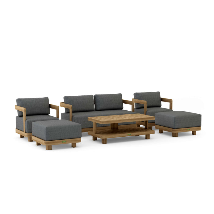 Teak Patio Furniture - Granada 6-Piece Set