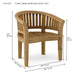 Patio Teak Chair - Curve - Teak HQ™