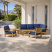 Quality Outdoor Teak Furniture - Riviera 7 - Piece Modular Set - Teak HQ™