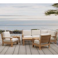Quality Outdoor Teak Furniture - Riviera 7-Piece Modular Set