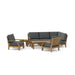 Quality Outdoor Teak Furniture - Riviera 7 - Piece Modular Set - Teak HQ™
