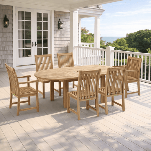 Quality Teak Furniture Set - Bahama (Table) & Brianna (6 Chairs) - Teak HQ™