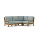 Quality Teak Outdoor Furniture - Riviera 4 - Piece Sectional Set - Teak HQ™