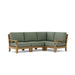 Quality Teak Outdoor Furniture - Riviera 4 - Piece Sectional Set - Teak HQ™