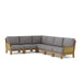 Quality Teak Patio Furniture - Luxe 6 - Piece Sectional Set - Teak HQ™
