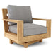 Teak Outdoor Club Chair (Img 1)