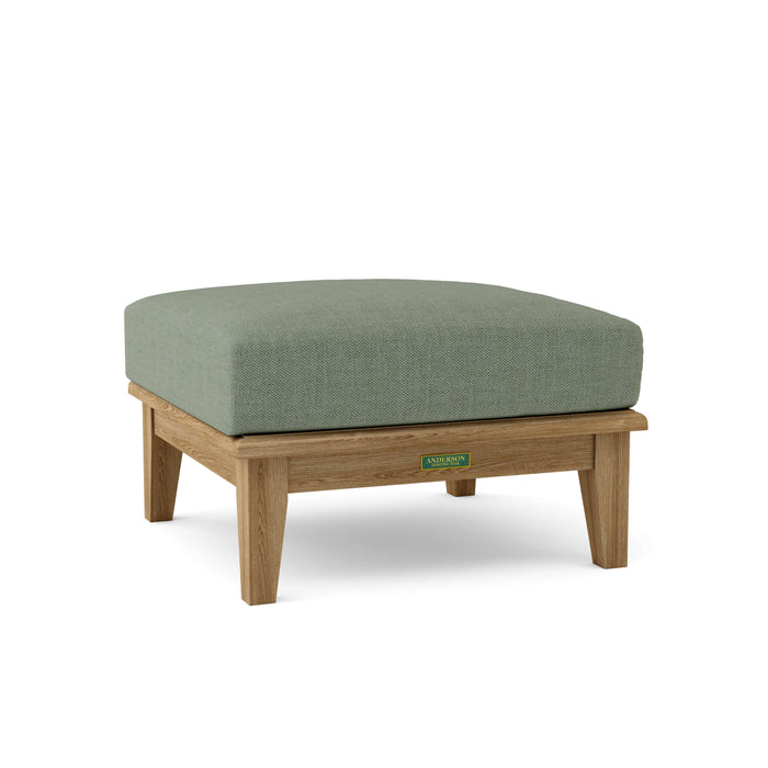 Teak Deep Seating Ottoman - Brianna