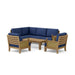 Real Teak Wood Furniture - Luxe 7 - Piece Modular Set - Teak HQ™