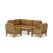 Real Teak Wood Furniture - Luxe 7 - Piece Modular Set - Teak HQ™