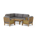 Real Teak Wood Furniture - Luxe 7 - Piece Modular Set - Teak HQ™