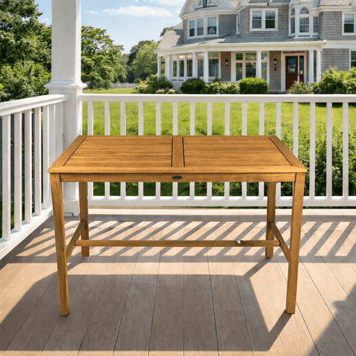 Rectanguar Teak Bar Table - Royal Teak - Teak HQ™
