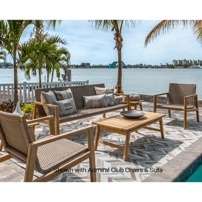 Rectangular Teak Coffee Table (45" Long) - Admiral - Teak HQ™