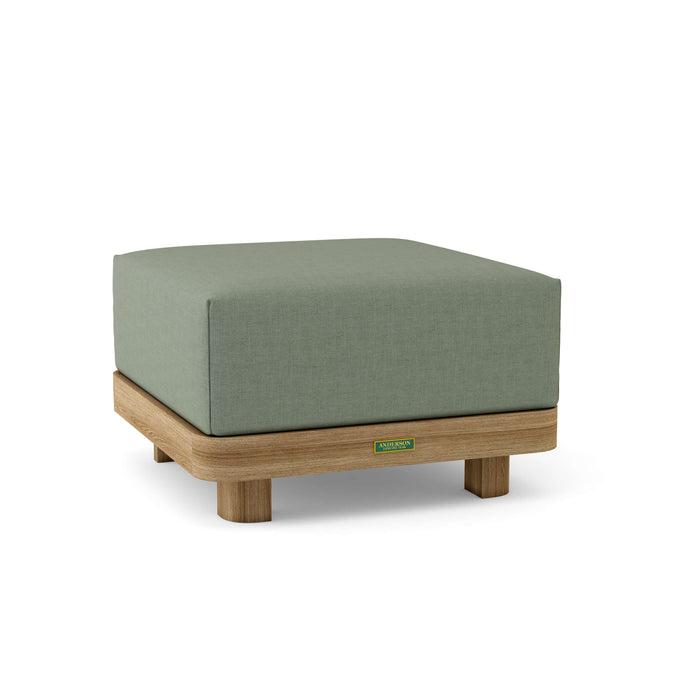 Teak Ottoman With Cushion - Granada